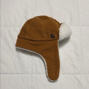 Carhartt Tan Fleece Kids Hat